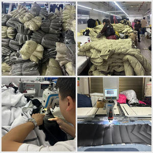 Gilet matelassé à capuche décontracté pour homme avec logo personnalisé, imprimé tie-dye, <span class=keywords><strong>sans</strong></span> <span class=keywords><strong>manches</strong></span>, veste en duvet, chapeau amovible - Product Image 6