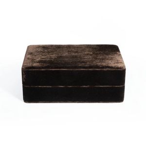 Kotak Perhiasan Beludru Hijau Tua Ukuran Besar untuk Perjalanan, Kemasan Set Perhiasan Kalung Gelang Anting Cincin, Kotak Penyimpanan Perhiasan - Product Image 5