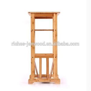 bamboo magazine rack storage table - Product Image 3