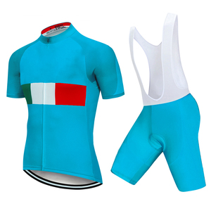 2025 <span class=keywords><strong>verano</strong></span> Equipo Nacional ITALIA <span class=keywords><strong>ciclismo</strong></span> Jersey conjunto para hombres secado rápido <span class=keywords><strong>Culotte</strong></span> Maillot Cycliste con nombre de equipo personalizado ropa deportiva - Product Image 2