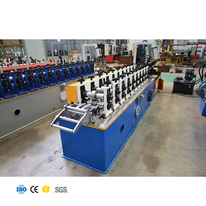 핫 세일 F5 F8 스타일 철 각도 지붕 깜박임 금속 루핑 트림 V 프로필 드립 에지 롤 성형 기계 - Product Image 4
