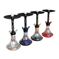 Vente directe usine – Accessoires de chicha traditionnelle arabe en verre, narguilé à une ou deux têtes