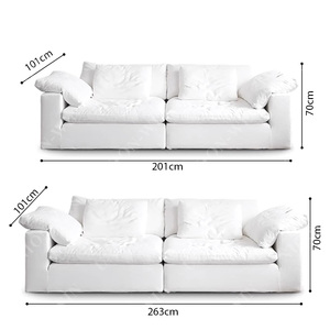 Sofá Seccional Comprimido Unisofa Tanzuo, Móveis de Luxo Personalizados para Sala de Estar, Design Moderno, Móveis por Atacado da <span class=keywords><strong>China</strong></span> - Product Image 5