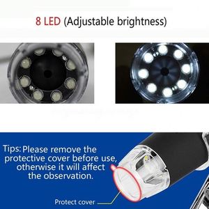 1600x kính hiển vi kỹ thuật số máy ảnh 3in1 Type-C USB xách tay kính hiển vi điện tử cho hàn LED kính lúp cho điện thoại di động sửa chữa - Product Image 6