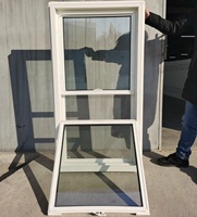 MINGLEI Fenêtre en vinyle à double guillotine Fenêtre en plastique PVC à double vitrage