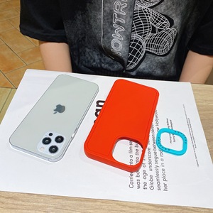 เคสโทรศัพท์แบบสายคล้องคอ สีบล็อก สัมผัสนุ่ม ป้องกันการตกกร<span class=keywords><strong>ะ</strong></span>แทก สำหรับ <span class=keywords><strong>iPhone</strong></span> 17 Pro Max 16 15 14 13 <span class=keywords><strong>12</strong></span> 11 - Product Image 4