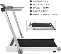 Caminadora Eléctrica Plegable de Acero para Oficina, Marca Manufacturer Well Made 3 en 1, para Caminar, Correr y Trotar, Motor de 2.5HP, Velocidad de 1-12km/h