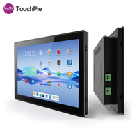 PC Panel Sentuh Industri 10.1 Inci Layar Kapasitif Android 13 4G LTE Slot SIM RS232 GPIO untuk Otomasi IoT