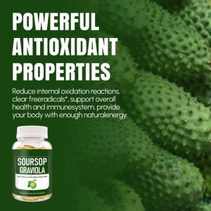 Amaz OEM Organic <strong>Graviola</strong> Soursop Leaf Softgel <strong>Capsules</strong> Private Label Immune and Gut Health Supplement <strong>Graviola</strong> Soursop Softgel - Product Image 6