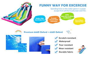 Flamingo <b>Inflatable</b> Bouncer House of Bouncing Castle for Kids Children NB-93008 <b>Inflatable</b> Bouncer Flamingo <b>Inflatable</b> Bouncer H - Product Image 3