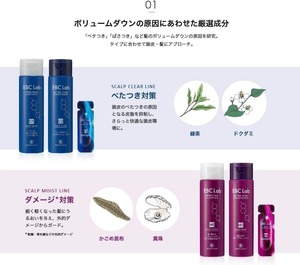 EBC Lab Moist Activator Scalp Serum, Cuidado para Cuero Cabelludo Seco, Aumenta el Volumen, Perla Gagome, Extracto de Kelp, Tratamiento sin Enjuague, Japonés, 14 piezas - Product Image 4