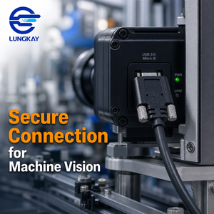 Lungkay สายชาร์จ <span class=keywords><strong>USB</strong></span>-A กับ <span class=keywords><strong>Micro</strong></span> <span class=keywords><strong>USB</strong></span> พร้อมสกรูล็อก M2 5Gbps สายโอนเร็ว Usb3สายไมโคร B 0 - Product Image 2