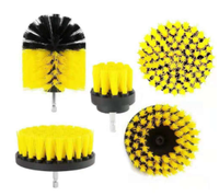 Ensemble de perceuse électrique avec brosse à récurer électrique serviette de lavage gant éponge outils de nettoyage-pour brosses de lavage de voiture