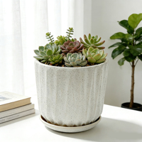 Nouveau pot de fleurs en diamant, pot de fleurs épaissi et agrandi, pour plantes vertes d'intérieur, balcon, salon, grand pot de fleurs