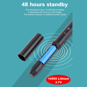 Microfono Cardioide Wireless Portatile per Reportage, Dedicato agli Utenti di Fotocamere SLR e Smartphone, per Interviste all'Aperto, in Metallo - Product Image 6