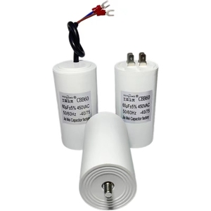 Chất lượng cao <span class=keywords><strong>cbb60</strong></span> tụ 60UF 450V <span class=keywords><strong>Polypropylene</strong></span> phim máy nén khí phổ hoạt động tụ điện - Product Image 2