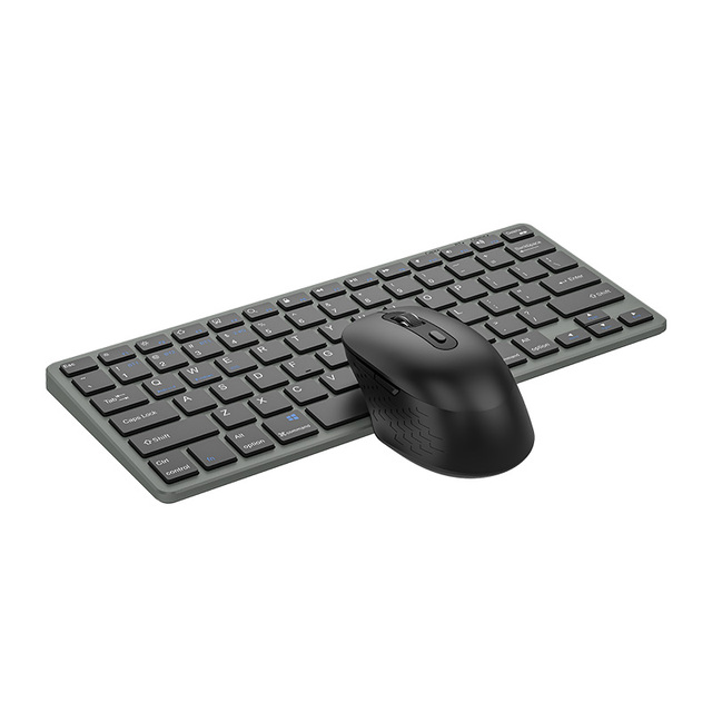 Customized Rechargeable USB Mini Keyboard and Mouse Combo 78 Keys Ultra Thin 1200 DPI Wireless Widely Used in Stock
