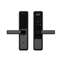 Cerradura Inteligente WiFi Tuya con Reconocimiento Facial, Cerradura Biométrica de Seguridad para Puerta, Huella Dactilar, Contraseña, Control por Aplicación WiFi, Cerradura Inteligente para Puerta