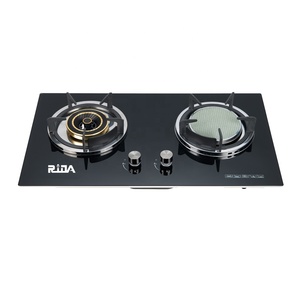 Fabricante de China, cocina de <span class=keywords><strong>Gas</strong></span> <span class=keywords><strong>natural</strong></span> y GLP, hierro fundido e infrarrojos, <span class=keywords><strong>estufa</strong></span> de <span class=keywords><strong>Gas</strong></span> de 2 quemadores - Product Image 1