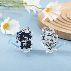 Custom Wholesale Creative Exquisite <b>Acrylic</b> <b>Standing</b> Plates Transparent Cartoon Animation Souvenir Desktop Decorative NASNAK - Product Image 3