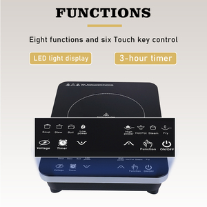 Pelat Kristal profesional untuk 2200W kompor induksi harga produsen Portable 2200W Hotpot listrik suku cadang rumah tangga - Product Image 4