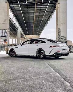 Kit carrosserie BTC en fibre de carbone pour Mercedes-Benz <span class=keywords><strong>AMG</strong></span> <span class=keywords><strong>GT</strong></span> <span class=keywords><strong>43</strong></span> 53 63 X290 TOP Car Style Pare-chocs avant arrière Spoiler Grille Jupes latérales - Product Image 5