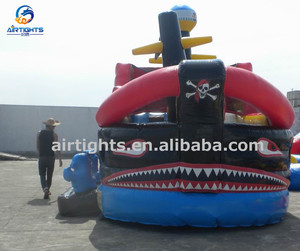 Custom Made <span class=keywords><strong>Inflatable</strong></span> Shark Bouncer Công Viên Giải Trí Trẻ Em <span class=keywords><strong>Giant</strong></span> <span class=keywords><strong>Inflatable</strong></span> Thuyền Combo Slide - Product Image 3