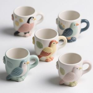 Tropisch Paradijs Vogel Keramische Koffiemok 12Oz-Exotisch Vogel & Bloem Ontwerp, Levendige Kleuren, Magnetron Veilig, Alleen Op Maat - Product Image 1