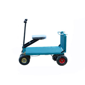 इलेक्ट्रिक फ्लैट कार्ट गोदाम परिवहन फोल्डेबल लिफ्टिंग प्लेटफॉर्म गोदाम इलेक्ट्रिक फ्लैट ट्रॉली गाड़ी - Product Image 6