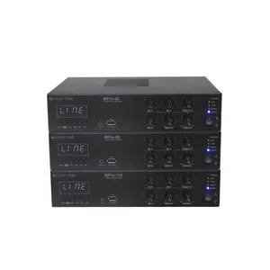 30W/60W/120W Desktop Mixer Power Amplifier with USB, Tuner, Bluetooth, Euro Version