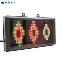 Affichage LED Mini SMD P4.75 Rouge/Vert en Verre Acrylique TCP/IP pour Utilisation Intérieure, Luminosité >800cd/m, Distance de Vision 1-25m, pour Gestion de File d'Attente et Parking