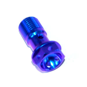 Tornillos de titanio de un solo orificio de alto rendimiento directos de fábrica - Tornillos de doble tubo M10*1.0/1.25 para cilindro maestro de freno - Product Image 4