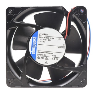 Ventilateur axial de refroidissement industriel ebm-papst 4114NH3 119x119x38mm 24V DC pour équipement industriel et serveur - Product Image 1