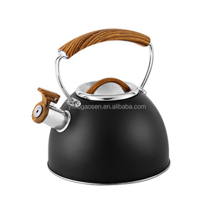 Bouilloire à poignée douce Bouilloire à thé en acier inoxydable 304 Théière en acier inoxydable Cuisinière à induction - Product Image 2