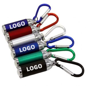 Telescopic Zoom Mini Flashlight 2 Lighting Modes Aluminum Keychain LED Torch Bright Pocket <b>Light</b> for Gift Promotion Wholesale - Product Image 1