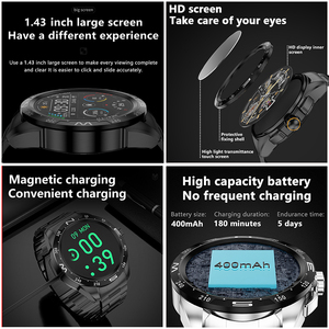 Reloj Inteligente Deportivo H6 Circular Impermeable Android para Mujer, de Acero Inoxidable, de Alta Calidad, con Pantalla TFT, para Hombre - Product Image 6