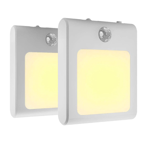 Venta directa de fábrica, luz LED nocturna de inducción regulable, luz de pared interior ABS para dormitorio, decoración del hogar, mesita de noche para pasillo - Product Image 1