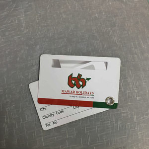 Customized PVC Plastic Business <b>Card</b> with Digital Printing Punch Hole and Unique Shape for <b>Access</b> <b>Control</b> Membership Label - Product Image 3