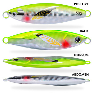 Dubstep-leurre japonais de pêche à la turlutte, micro évier lent, en métal de qualité, 30-150g - Product Image 4