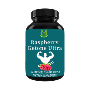 Capsules de cétone de framboise personnalisées, 100% naturelles et biologiques, complément alimentaire, améliore l'énergie, soutient le système immunitaire, favorise - Product Image 1