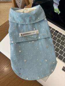 Oferta de Primavera y Otoño: Ropa para Mascotas con Forro Polar Estilo Vaquero <span class=keywords><strong>Danny</strong></span>, Ropa de Poliéster para Perros y Gatos al por Mayor para Actividades al Aire Libre y Ocio en el Parque - Product Image 6