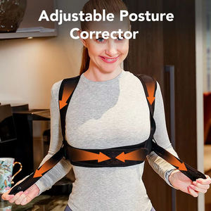 Attelle de clavicule réglable pour adultes, sangle de soutien, correcteur de posture, attelle dorsale avec fonction de soulagement de la douleur et de protection - Product Image 3