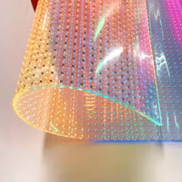 Panneau d'affichage LED avec panneaux de verre Mur vidéo LED en verre Écran LED transparent