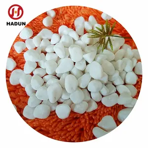 Round white Quartz pebble stone gravel for driveway