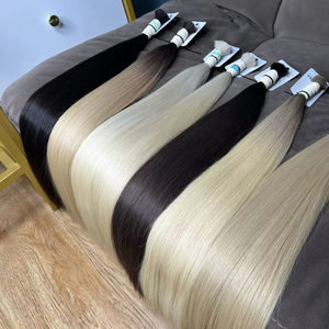 Proveedor Ruso de Cabello Humano Virgen al por Mayor, Cabello Liso con Cutícula Alineada, Paquetes de Cabello Humano Crudo en Color Claro - Product Image 1