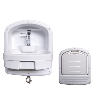 OFFERTA SPECIALE Lavello Pieghevole Bianco in ABS di Alta Qualità con Rubinetto Estraibile <span class=keywords><strong>per</strong></span> <span class=keywords><strong>Camper</strong></span>, Roulotte, Yacht GR-Y001B - Product Image 1