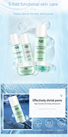Produit de soin de la peau de marque privée extraits de plantes naturelles biologiques Aloe & Hamamelis nettoyage et rétrécissement des pores ensemble de soins de la peau coréen
