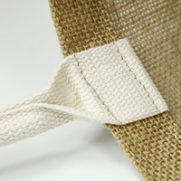 Sacs de plage en toile de jute personnalisés recyclés petit sac à provisions écologique avec logo imprimé sac sac fourre-tout en jute personnalisé pour cadeaux