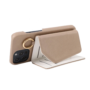 เคสหนังโพลียูรีเทนหลากสีสันสุดหรูสำหรับ iPhone แบบสะพายข้าง พร้อมกระจกและสายสะพายไหล่ - Product Image 6