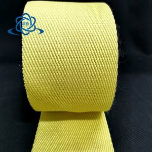 [Marque] Sling en aramide plat résistant aux hautes températures, à double œillets, pour levage et manutention - Product Image 1